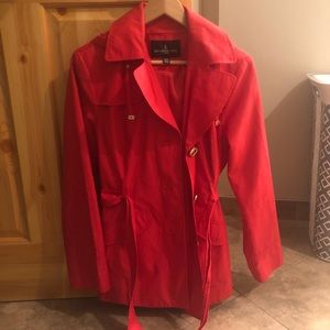 London Fog Red Trench Coat